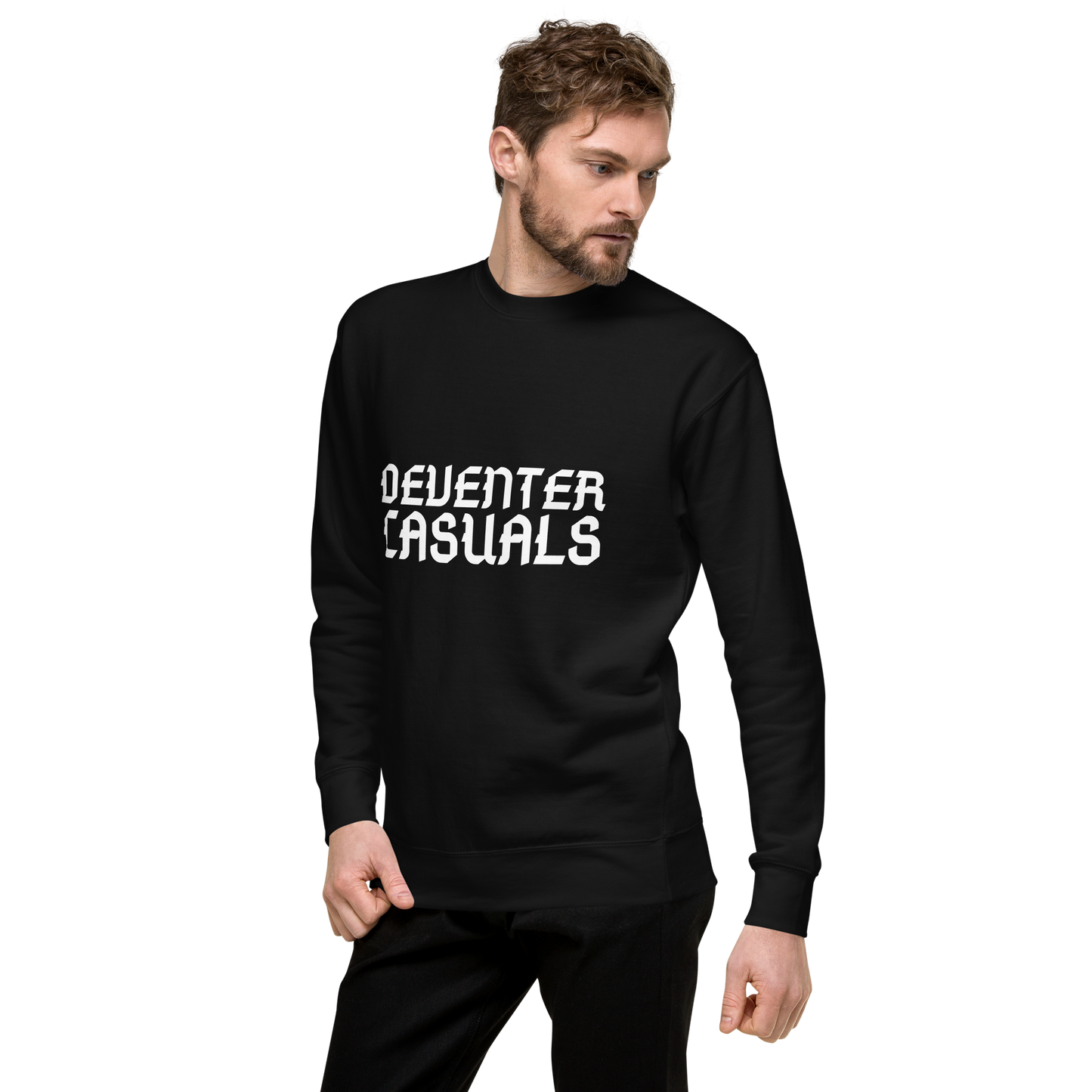 DEVENTER CASUALS SWEATER BLACK MAN 4