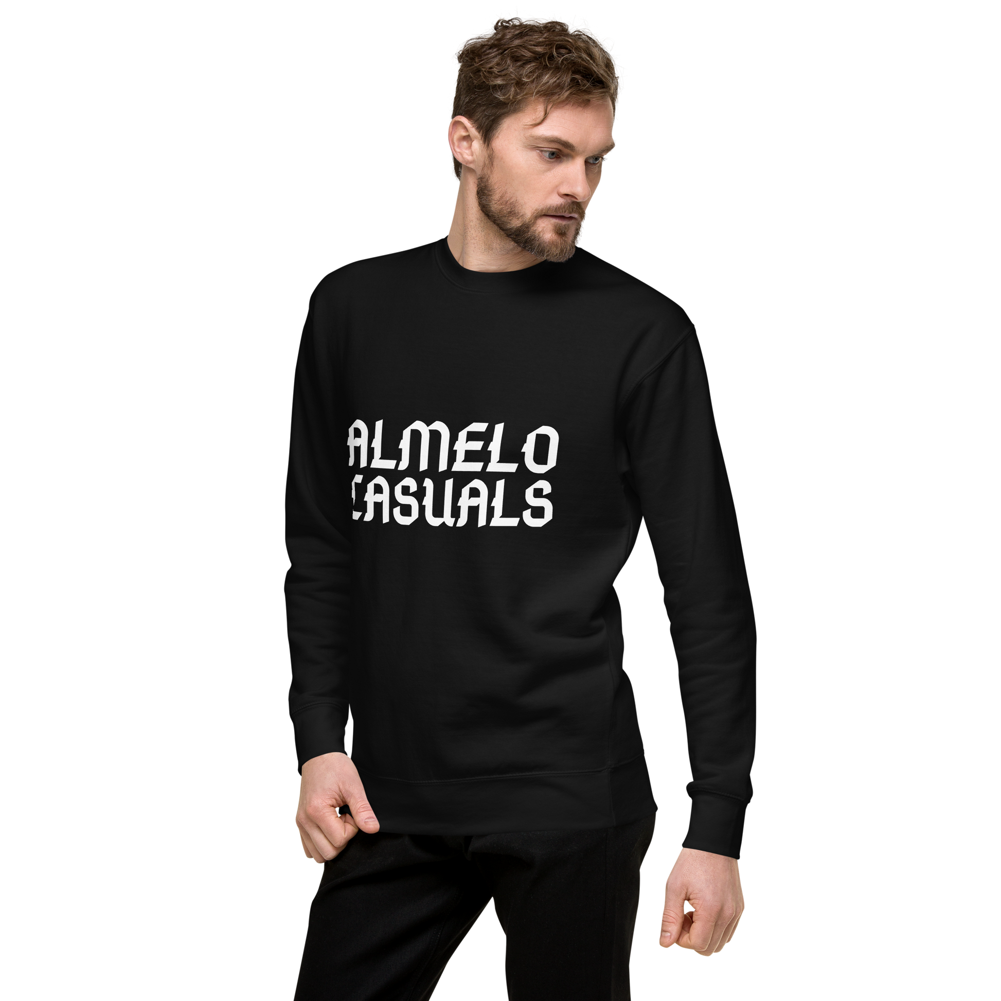 ALMELO CASUALS SWEATER BLACK MAN 3