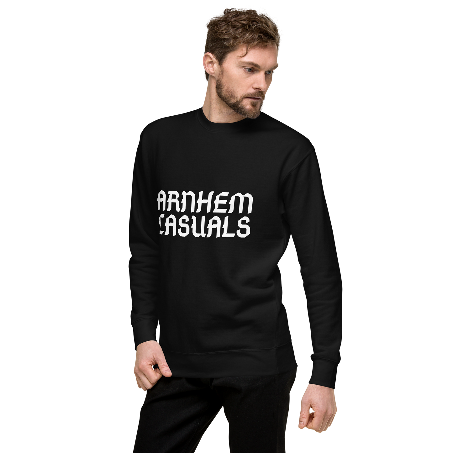 ARNHEM CASUALS SWEATER BLACK MAN 3