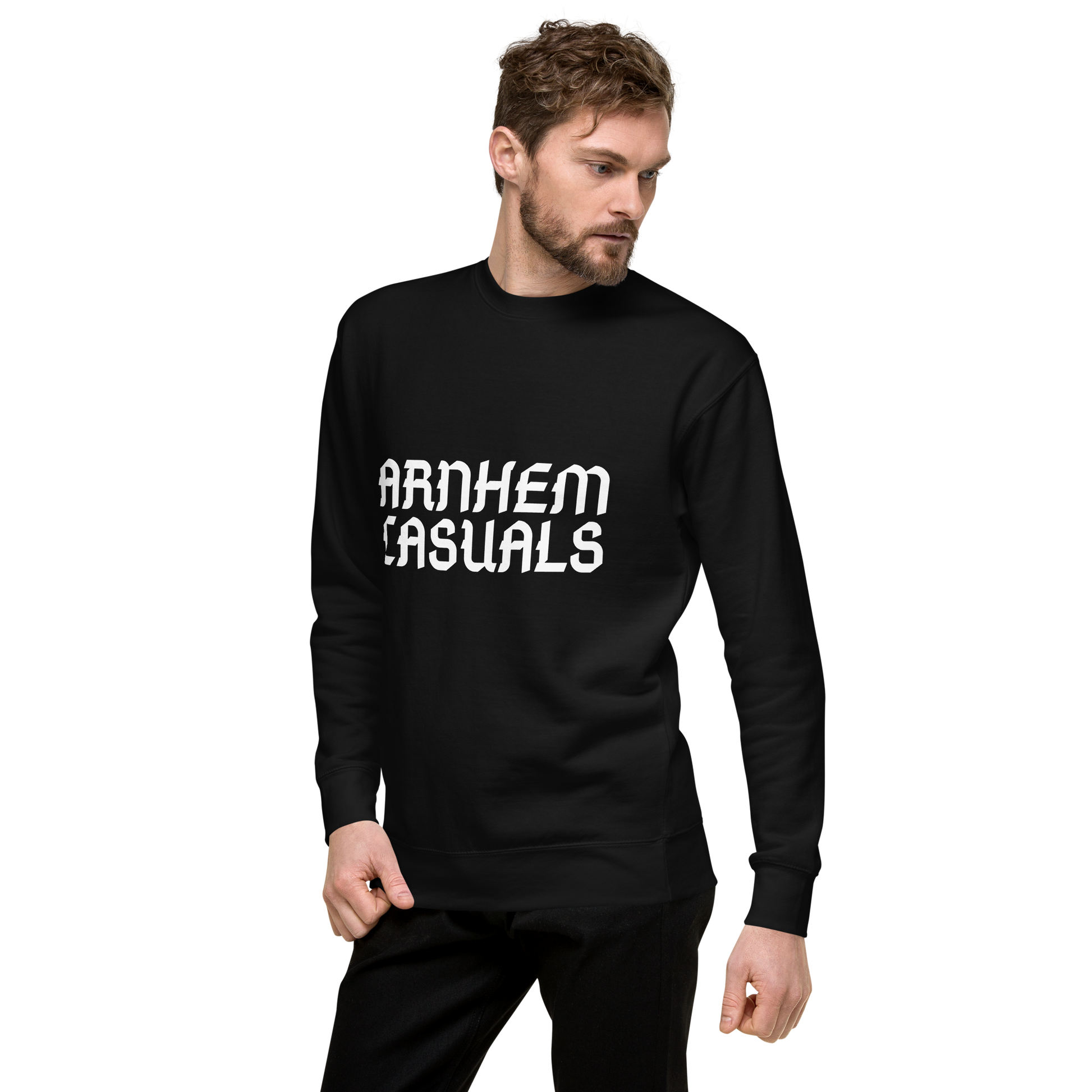 ARNHEM CASUALS SWEATER BLACK MAN 3