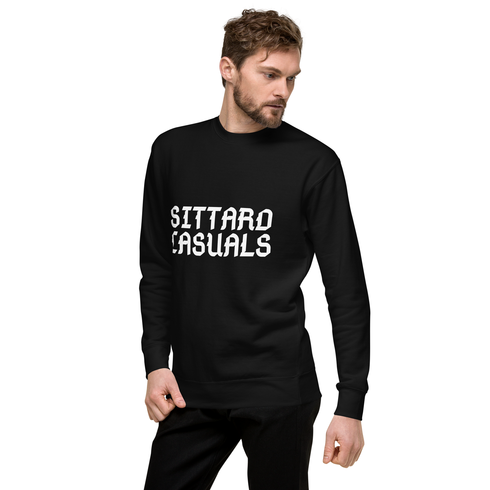 SITTARD CASUALS SWEATER BLACK MAN 3