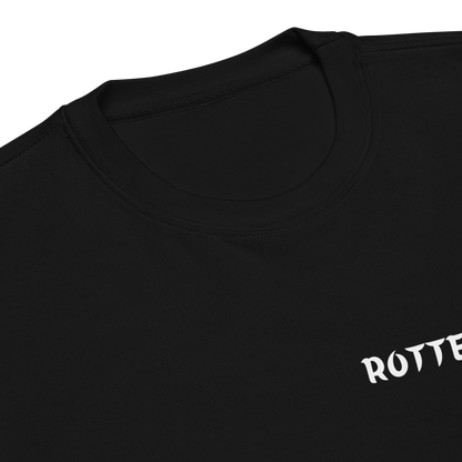 ROTTERDAM LEGACY SWEATER BLACK CLOSE UP