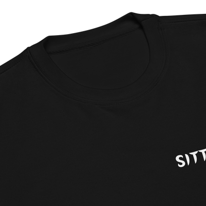 SITTARD LEGACY SWEATER BLACK CLOSE UP