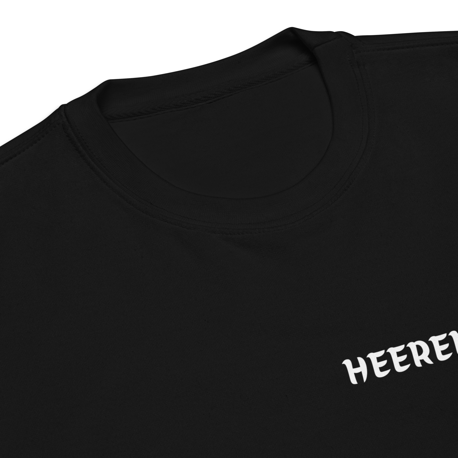 HEERENVEEN LEGACY SWEATER BLACK CLOSE UP